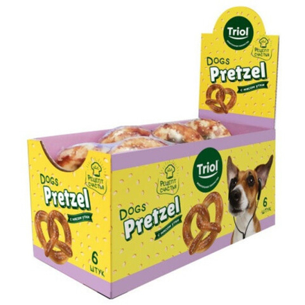 Лакомство для собак Крендель, 80г серия FUN FOOD, Triol