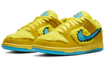 Grateful Dead x Nike Dunk SB Pro "opti yellow” dancing bear non-slip low-top sneakers for men and women with the same yellow and blue