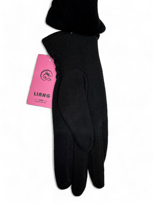 Перчатки. Женские. Верх: Трикотаж. Подклад: Плюш-флис. В упаковке разные цвета. 12 шт в упаковке.