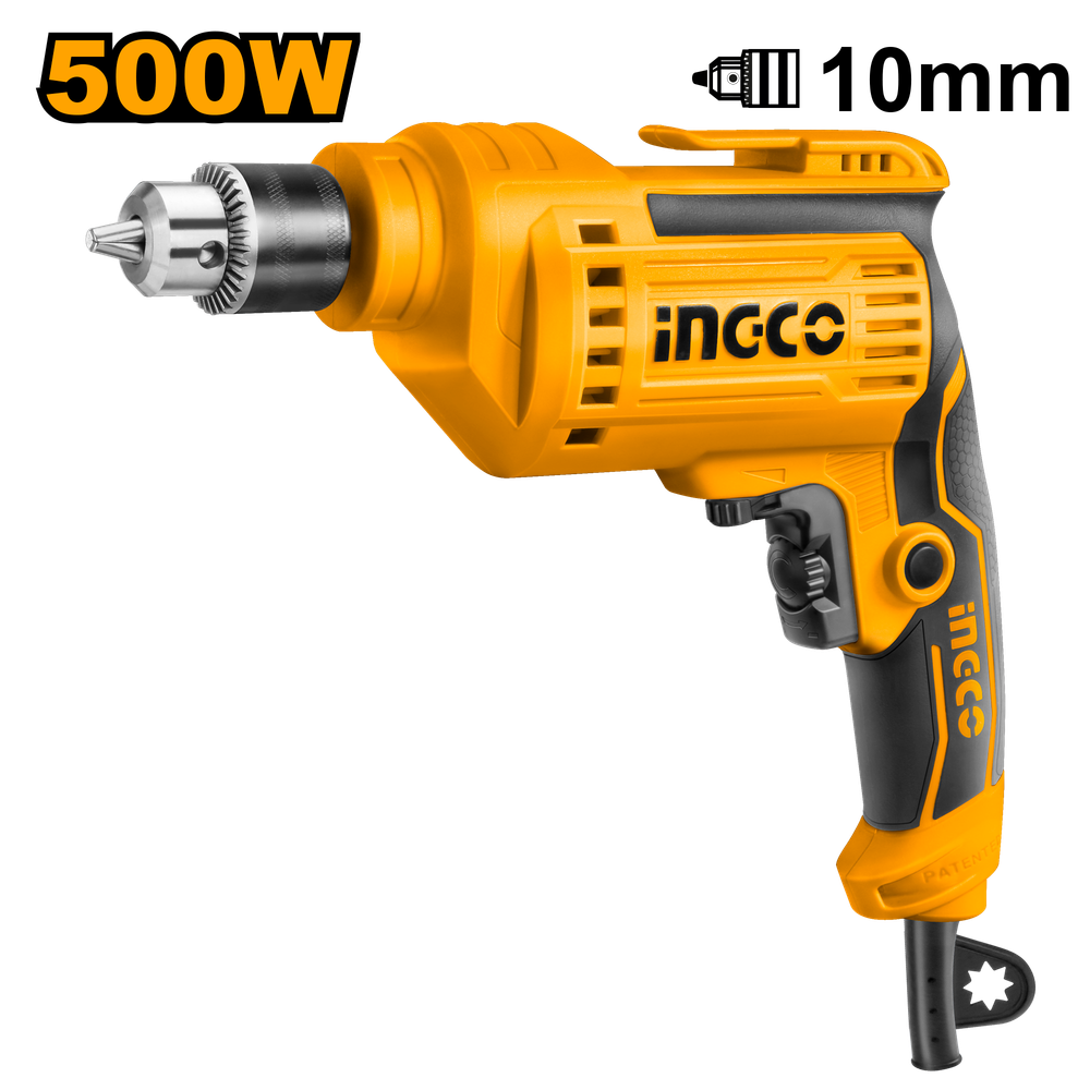 Электрическая дрель INGCO ED50028 INDUSTRIAL 500 Вт 1-10 мм