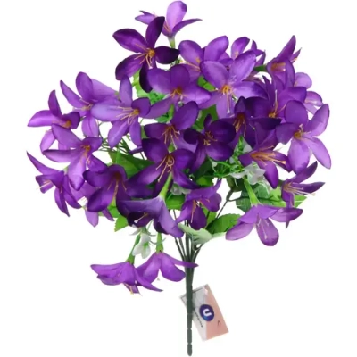Искусственные цветы «Колокольчики» 40см фиолетовые