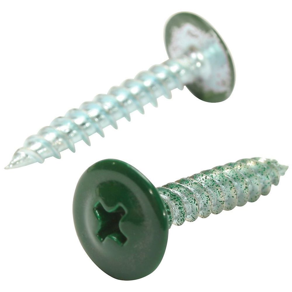 Саморез п/с острый с п/ш 4,2х25 RAL 6005 зеленый насыщенный