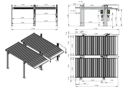 ATIS PL-4SL Парковочный четырехстоечный подъемник