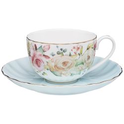 ЧАЙНЫЙ НАБОР LEFARD "ВРЕМЕНА ГОДА" 4 ПР. НА 2 ПЕР. 280 МЛ ГОЛУБОЙ-ЖЕЛТЫЙ (КОР=12НАБ.)