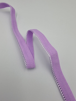 Ажурная тонкая резинка сиреневая 10 мм ( Pantone 15-3620 TPG)