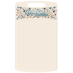 Доска разделочная Bergamo прямоугольная 335x220x4мм с декором Терраццо, Светло-бежевый