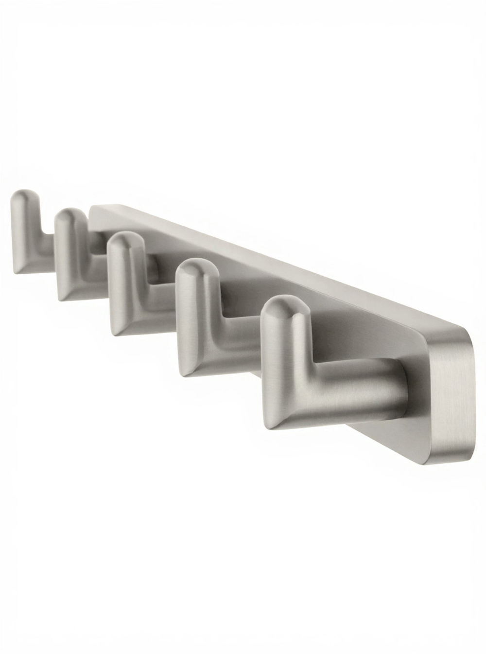 Вешалка с 5 крючками для ванной WONZON & WOGHAND GRAFFITY, Брашированный никель (WW-9355-BN)