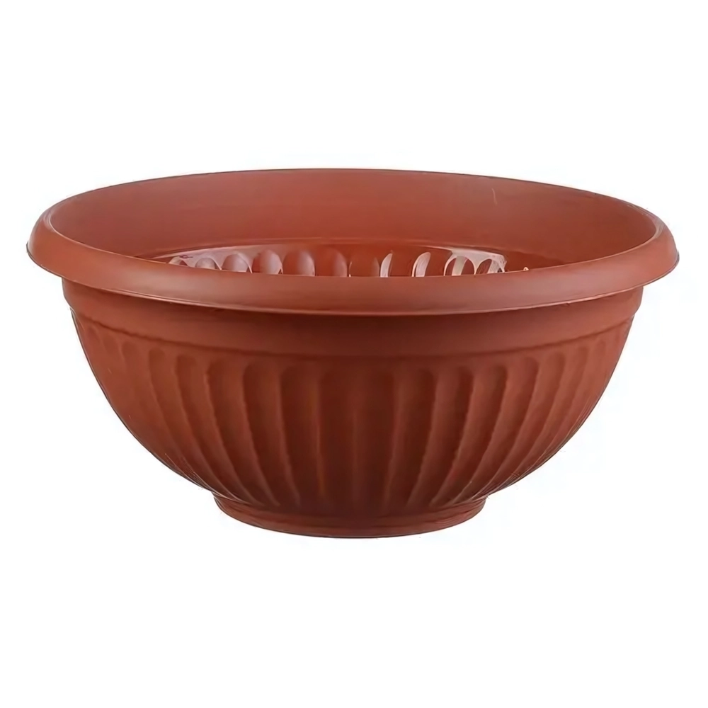 Кашпо-миска ЛИВИЯ D400мм Терракотовый 0,18,4х0,4м (комплект 11 шт)