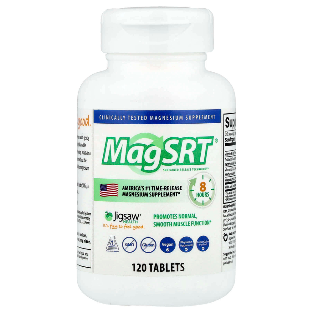 Jigsaw Health, MagSRT®, 120 таблеток