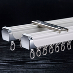 Карниз для штор, алюминиевый, потолочный и настенный монтаж