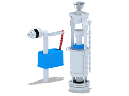 Набор с бок. подв. 1/2 пласт.эконом кнопка метал.