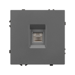 Механизм компьютерной розетки SCT-NOBE-MPC1-SFPL-GR (RJ-45, CAT6) (Arlight, -) 054307