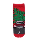 Носки новогодние «SKAZKA», машина с ёлочкой, цвет как на фото, р-р36-42 (крючок, пакет, стикер)