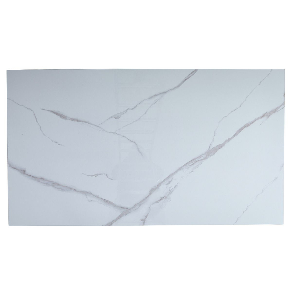 Стол керамический LA ALTA VENECJA Lisa white 160-240*90, каркас белый