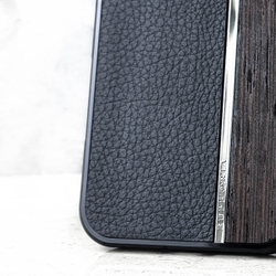 Эксклюзивный чехол для iPhone - аксессуар из натуральной кожи и дерева Euphoria HM Premium ювелирный сплав