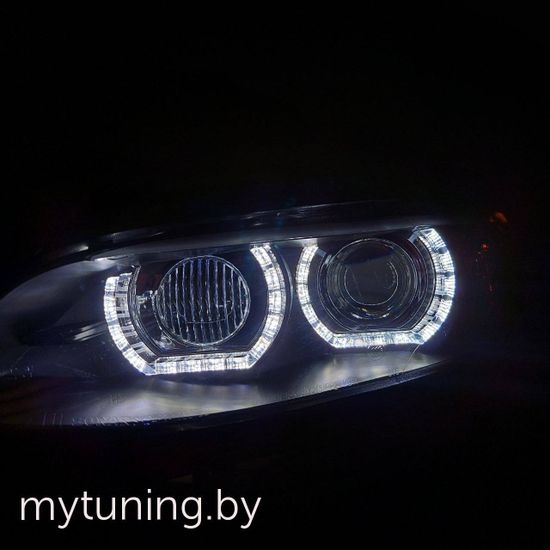 Передние фары ANGEL EYES LED BLACK HID для BMW 3 E92 E93