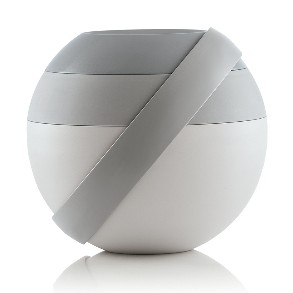 Ланч-бокс для салатов zero chilled, серый