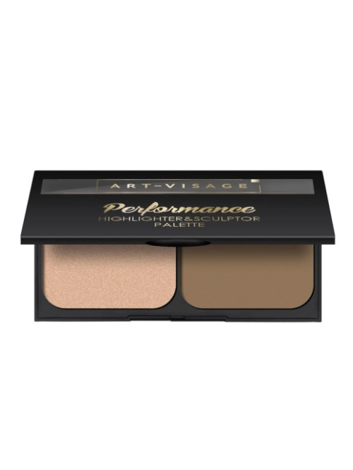 Art-Visage "Performance" палетка хайлайтера и скульптора 02