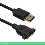 Удлинитель ACD DisplayPort - DisplayPort ACD-DDPF2-50B (5 м, черный)