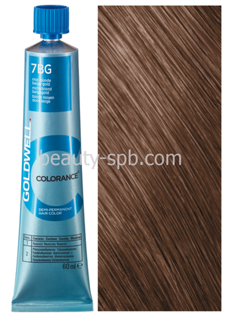 Goldwell Colorance 7BG светлый коричнево-золотистый CR, 60 мл