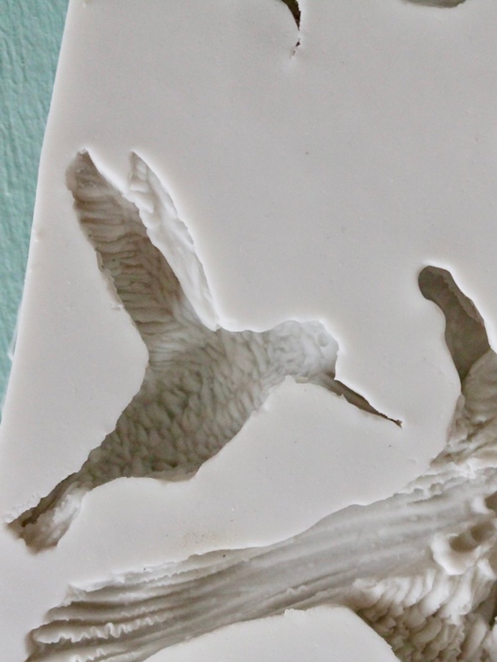 Молд прямоугольный "Фламинго и райские птицы"