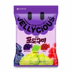 Мармелад жевательный со вкусом виноградного ассорти JELLYCIOUS Grape 60г