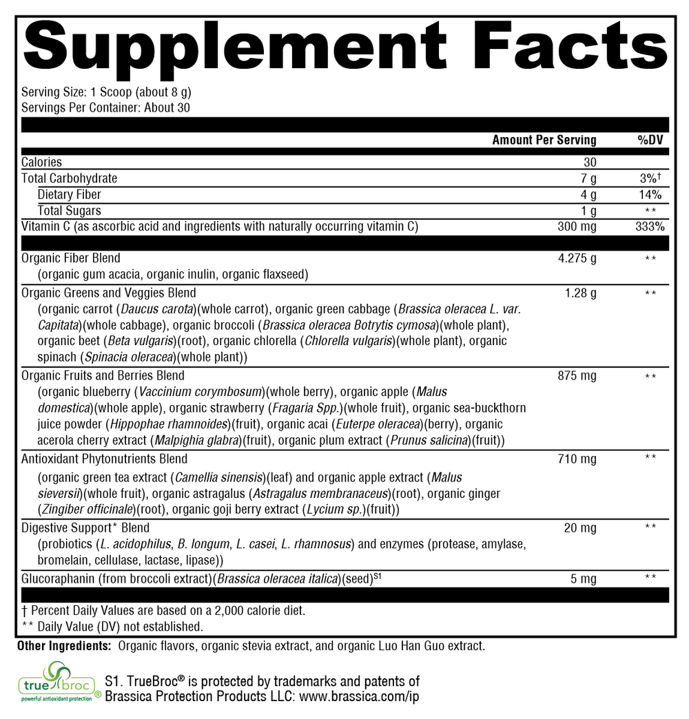 OrganiX™ PhytoFood™ 30 Servings