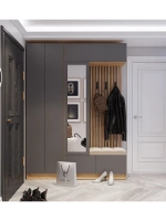 Прихожая Руэлла со шкафом платяным дуб крафт золотой