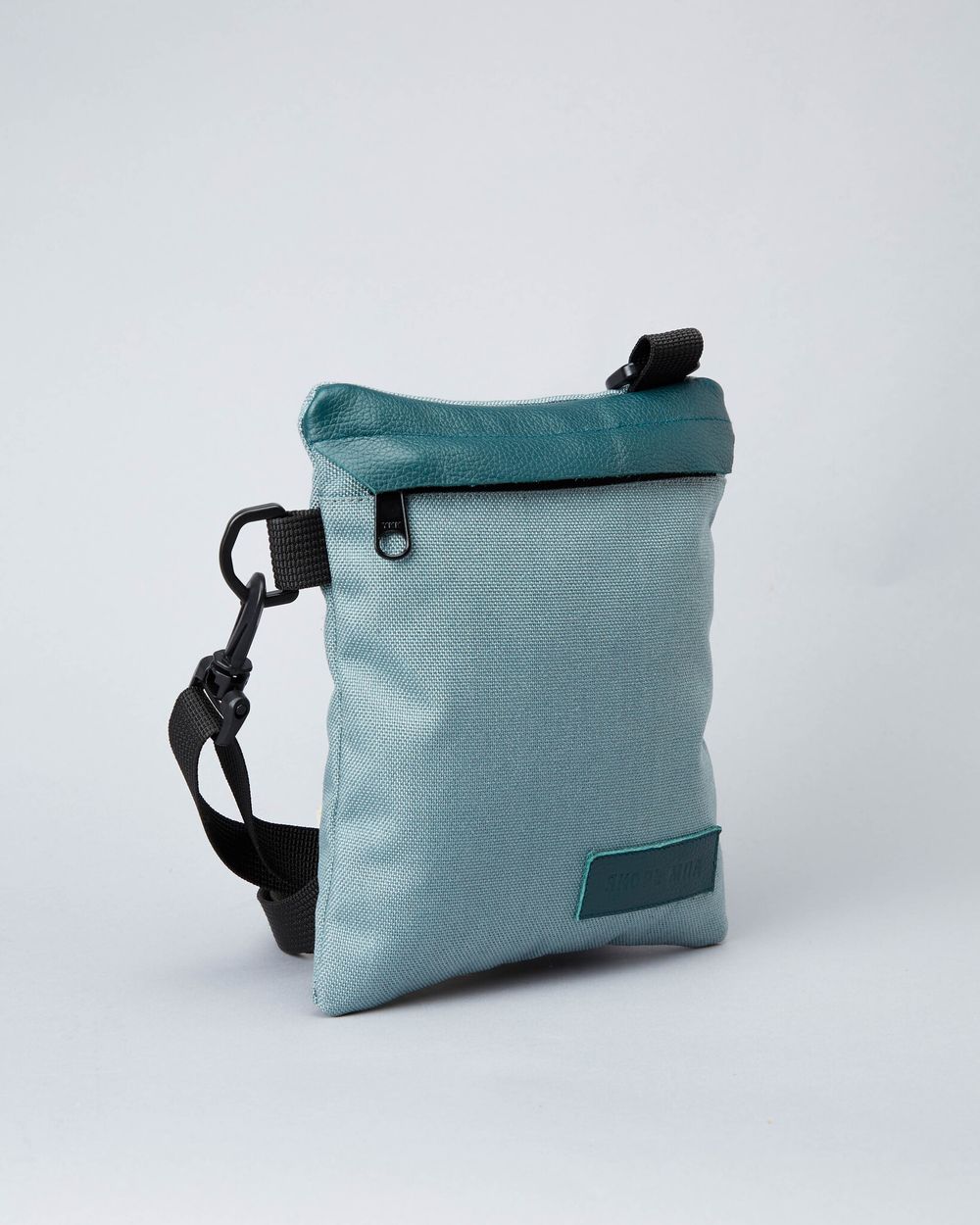 Сумка Карман Нейлон ∕  Бирюзовая кожа Серо-Голубой