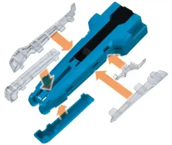 Ручка для лаунчера BX42 Rubber Custom Grip (Blue Ver.) от Takara Tomy