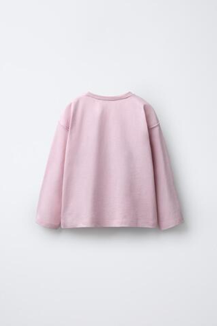 ZARA ЛОНГСЛИВ С ПРИНТОМ PRINCESS © DISNEY, РОЗОВЫЙ/ЛИЛОВЫЙ