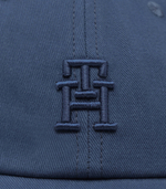 кепка th flag soft cap Tommy Hilfiger - голубой(AM0AM10860)