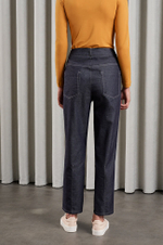 31016 Брюки женские (синий джинс)