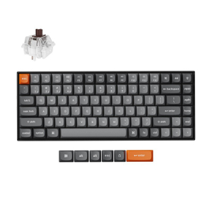 Беспроводная механическая клавиатура QMK Keychron K2 Max, 84 клавиши, White Led подсветка, Hot-swap, Keychron Brown Switch (K2M-G3-RU)
