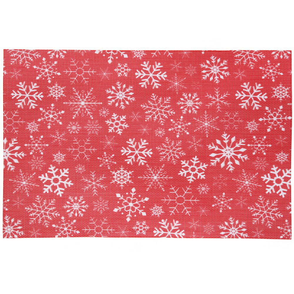 Салфетка на стол 45*30см «Морозные снежинки»