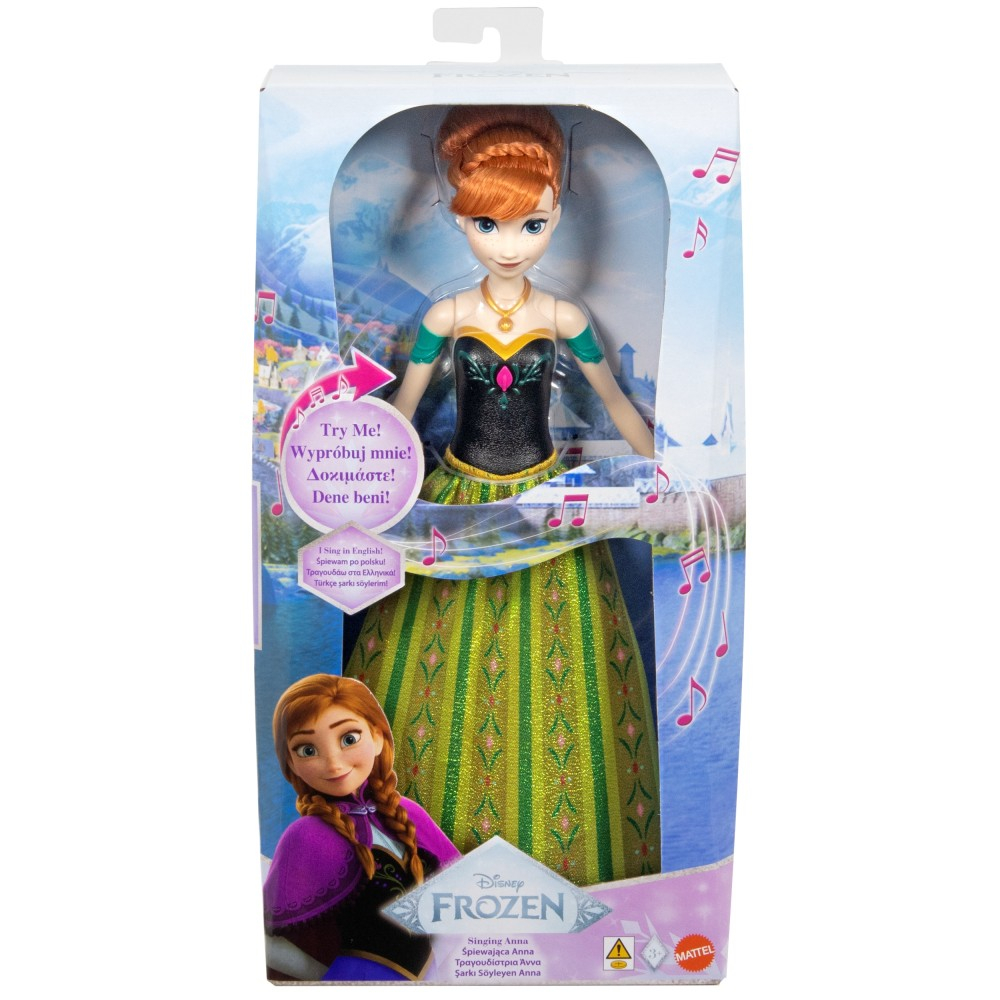 Disney Frozen - Поющая принцесса Анна Кукла Холодное сердце JDX53
