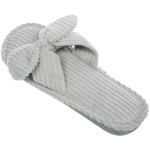 Тапочки женские домашние «COZY», цвет серо-голубой, р-р 36-37