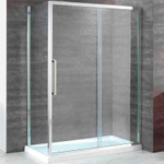 Душевой уголок Cezares Lux Soft 120x90 LUX-SOFT-W-AH-1-120/90-C-Cr-IV профиль Хром стекло прозрачное