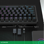 Клавиатура Royal Kludge RK98 Brown switch Black