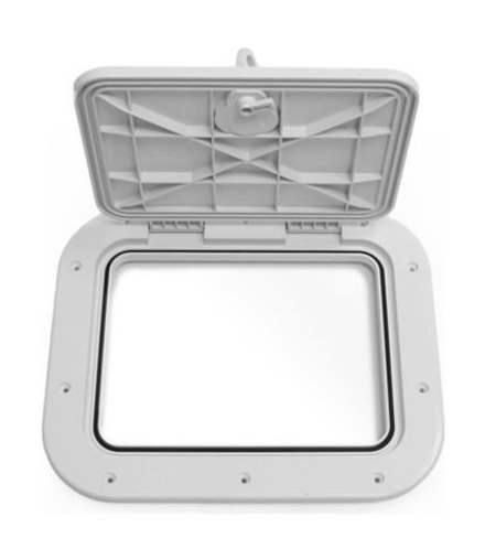 Крышка рундука 400 х 328 мм  белая пластмасса