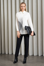 22902 Блузка женская (молочный)