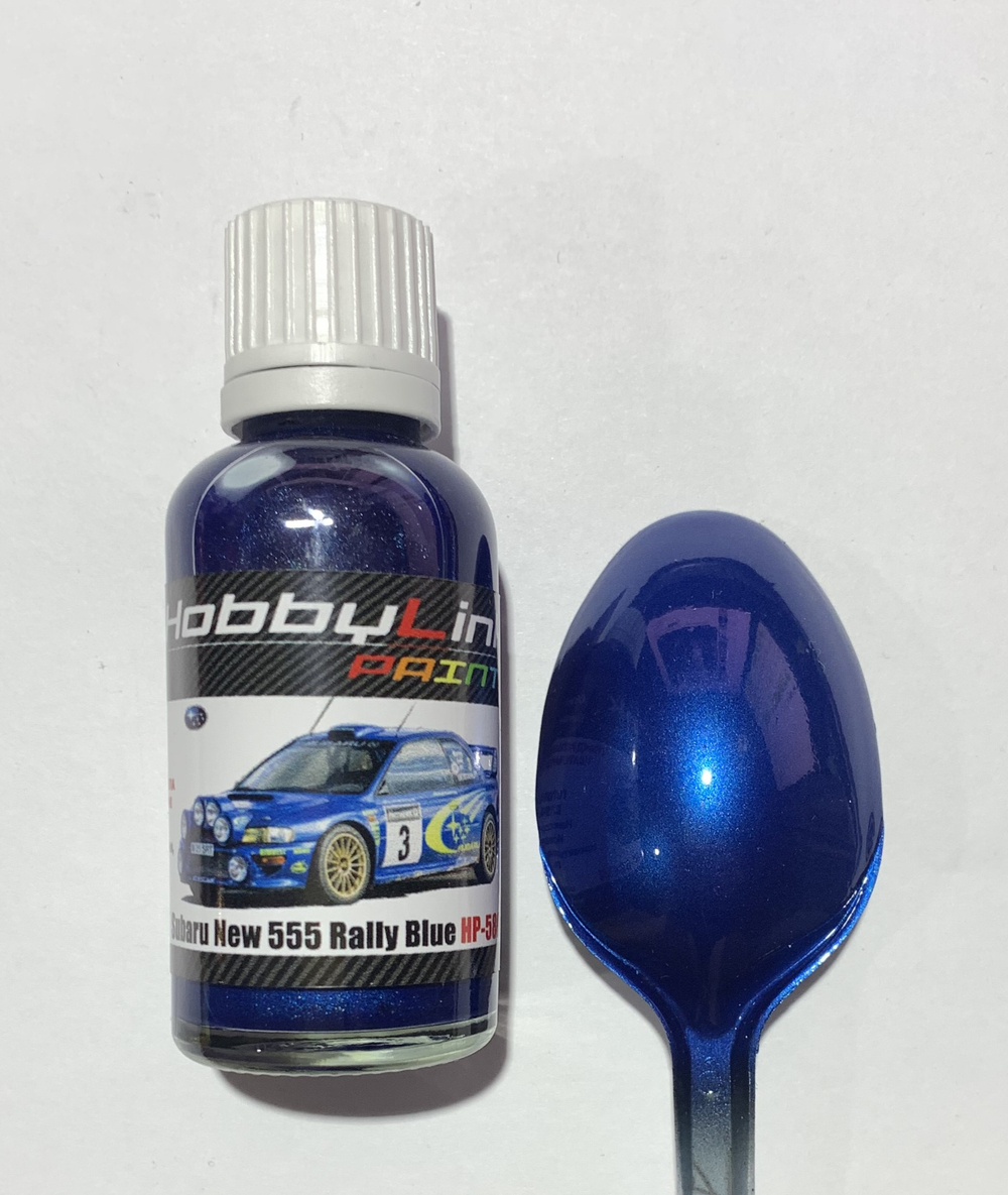 Краска лаковая HobbyLink Subaru New 555 Rally Blue HP-5804
