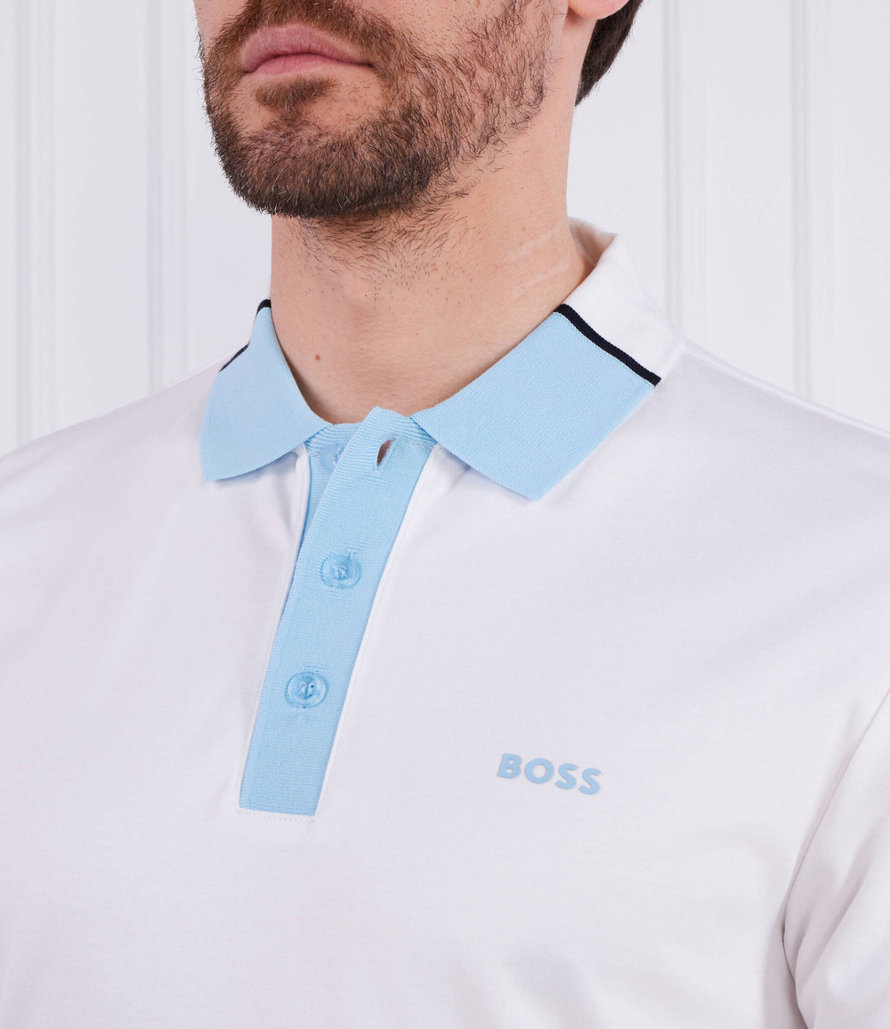 Поло Paddy 3 BOSS GREEN - белый(50488801)