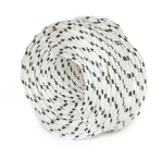 Шнур плетеный Петроканат ШВАРТОВЫЙ 10,0 мм, бел/черн, 1500 кг, 50 м, бухта