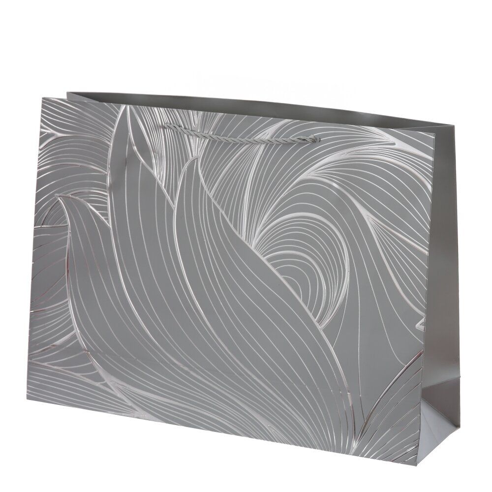 GAEM Пакет подарочный L (бумага 210г/м2, блок 12шт), L45 W12 H32 см, 4в.