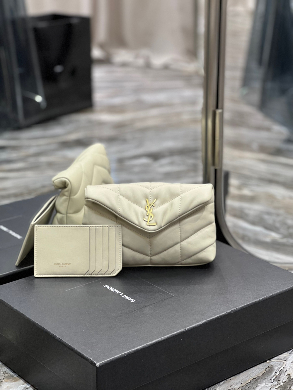 Saint Laurent Loulou Puffer Bag 18 cm