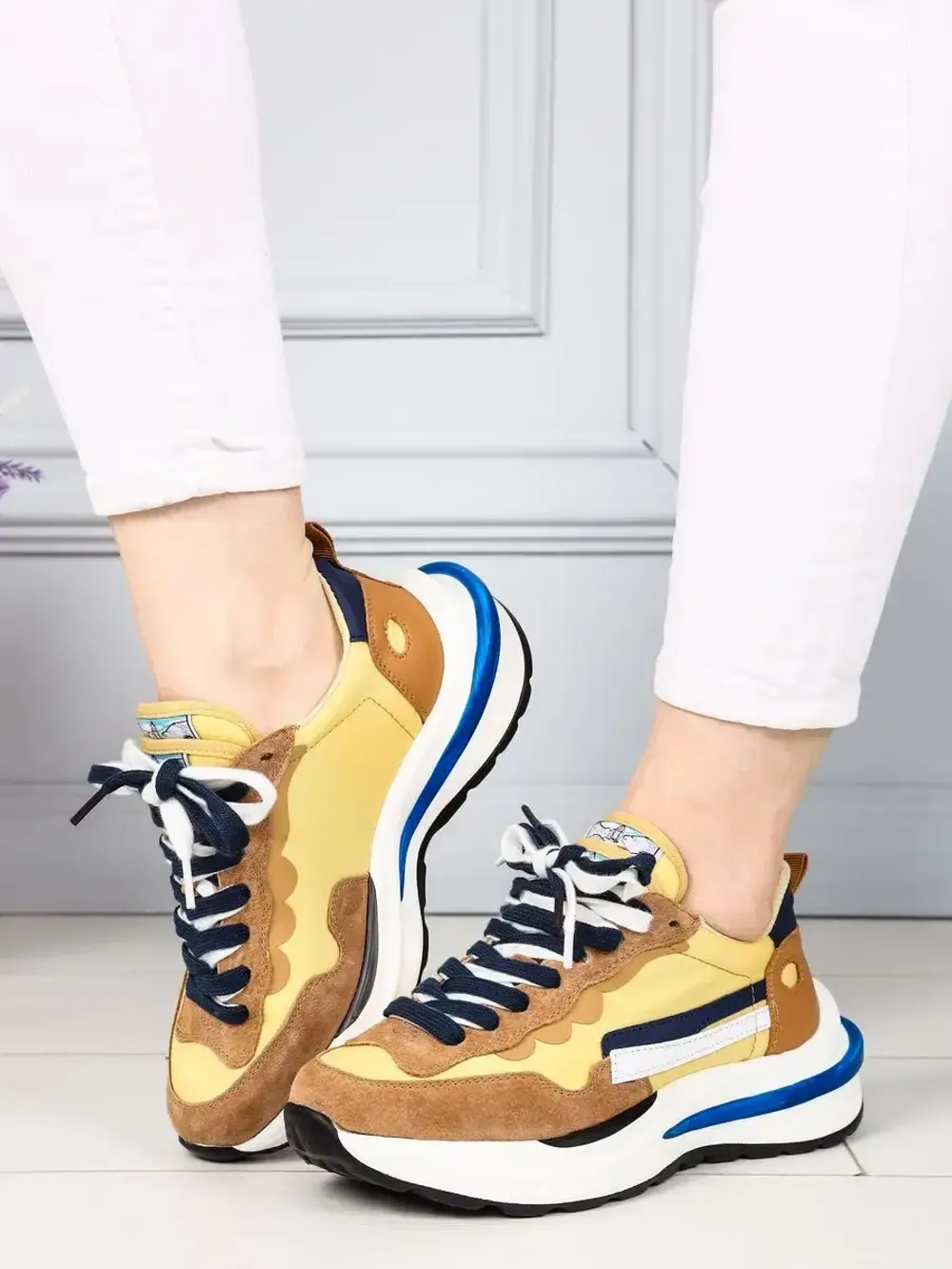 Кроссовки женские натуральная кожа