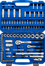 ЗУБР А-94, 94 предм., (1/2″ + 1/4″), универсальный набор инструмента, Профессионал (27635-H94)