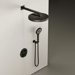 Душевой комплект Sancos Space встраиваемый c термостатическим смесителем, цвет черный матовый , арт. SC3006MB