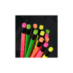Карандаш чернографитный Deli Neon НB трехгран., ластик EU54600